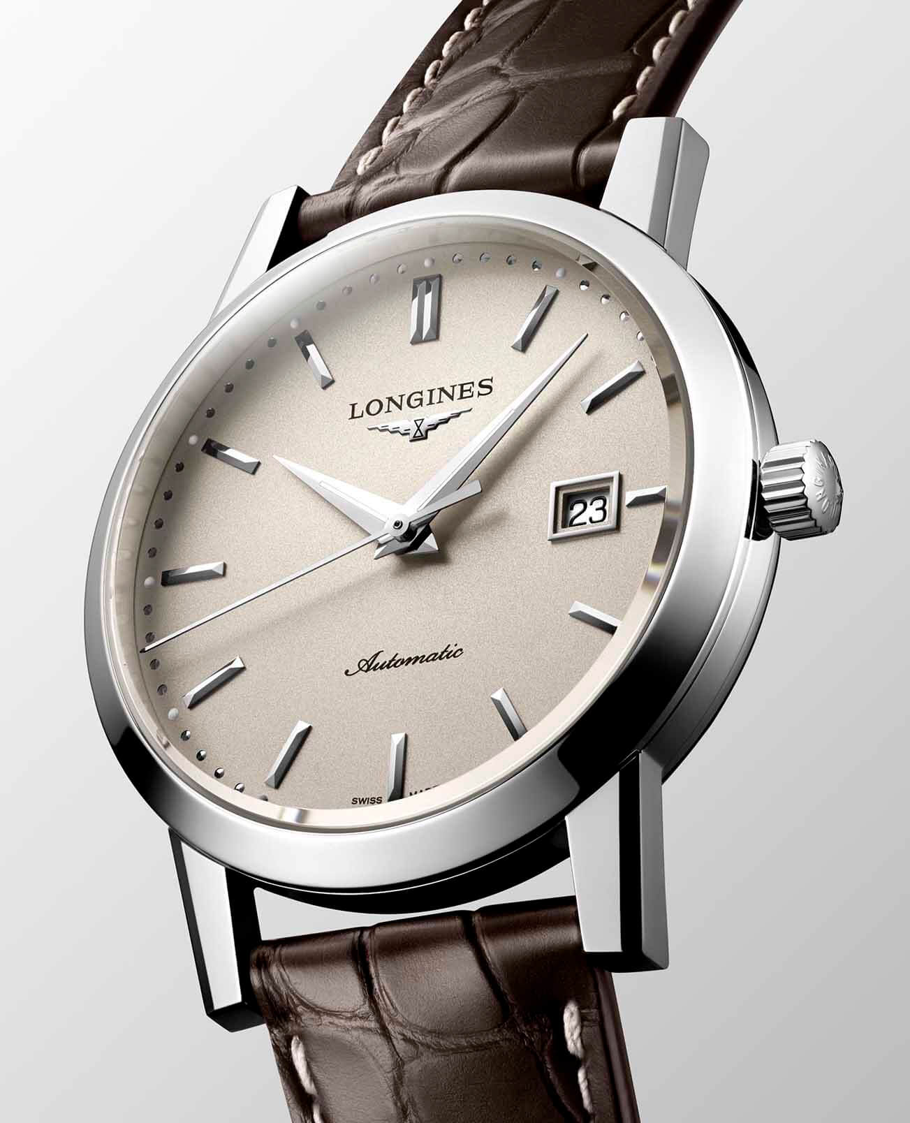 Longines Longines 1832 L4.825.4.92.2 , наручные мужские часы фото под углом