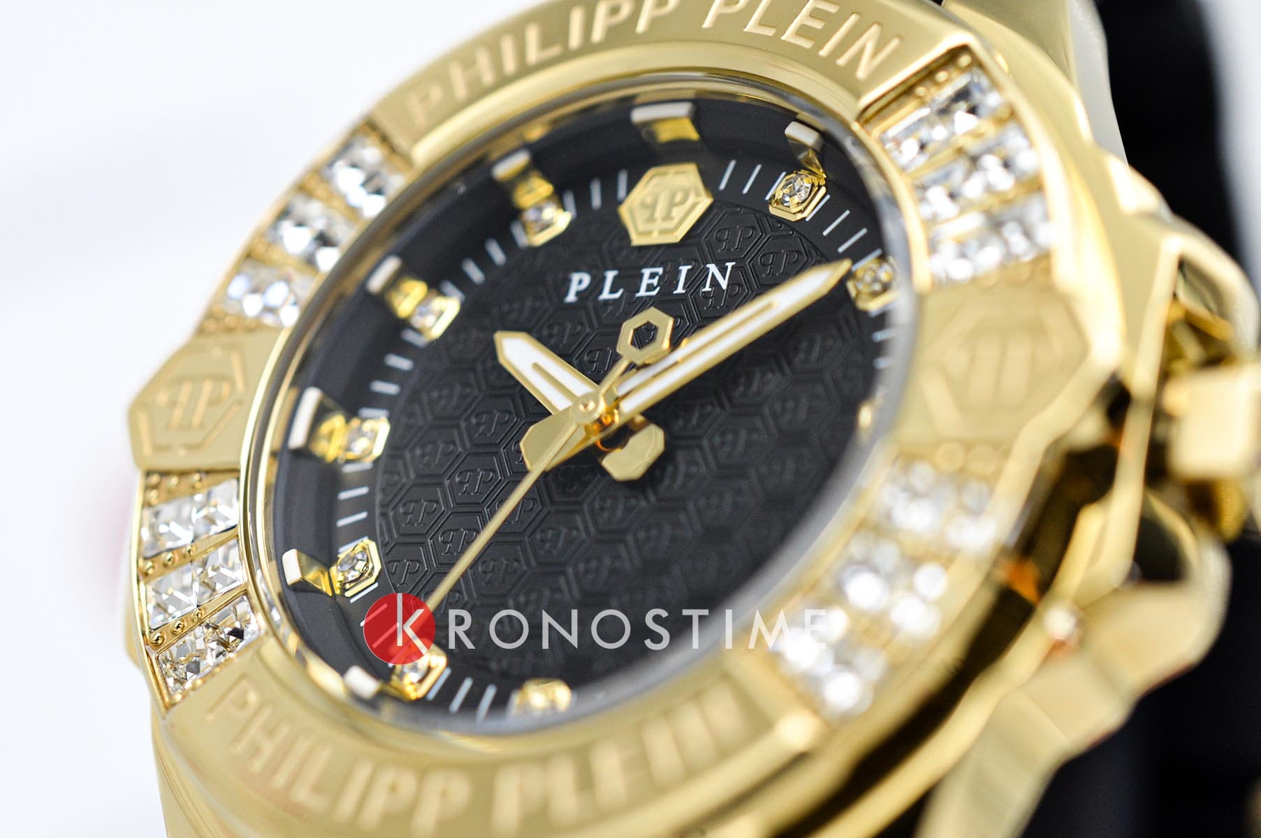 Philipp Plein Philipp Plein Plein Majesty PWOFA0225 кварцевые женские часы часы крупный план черный циферблата