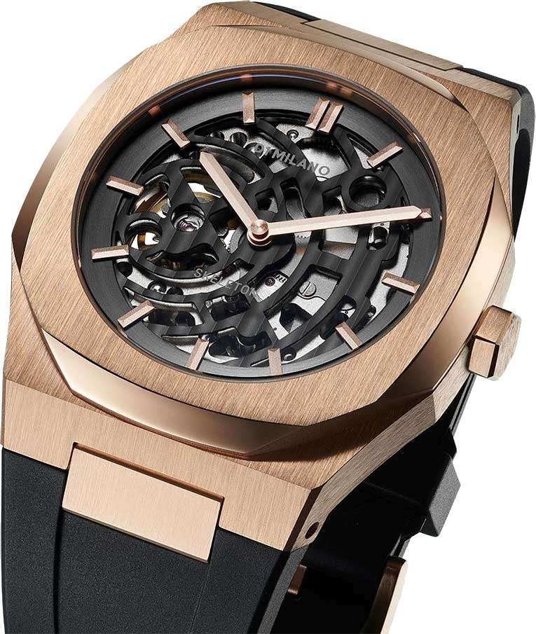 D1 Milano D1 Milano Skeleton SKRJ03 , наручные мужские часы фото под углом