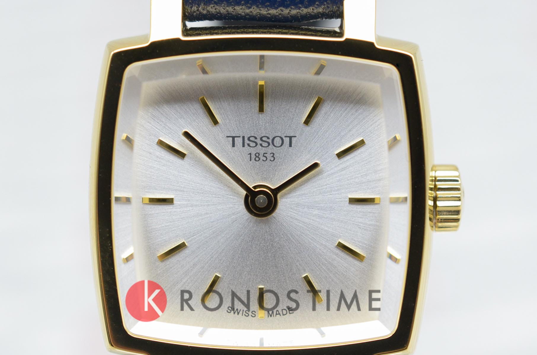 Tissot Tissot Lovely Square T058.109.36.031.03, t-lady швейцария женские часы на браслете кожаный боковой вид