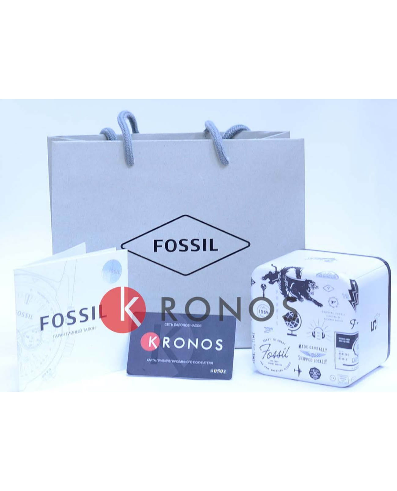 Fossil Fossil Bannon  BQ1574 женские часы серебристый циферблат на запястье