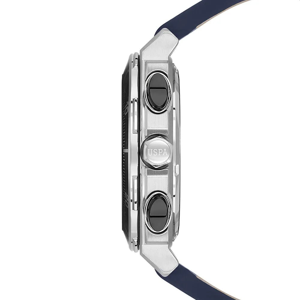 U.S. Polo Assn. U.S. Polo Assn. Crossing USPA1092-02 , наручные мужские часы фото под углом