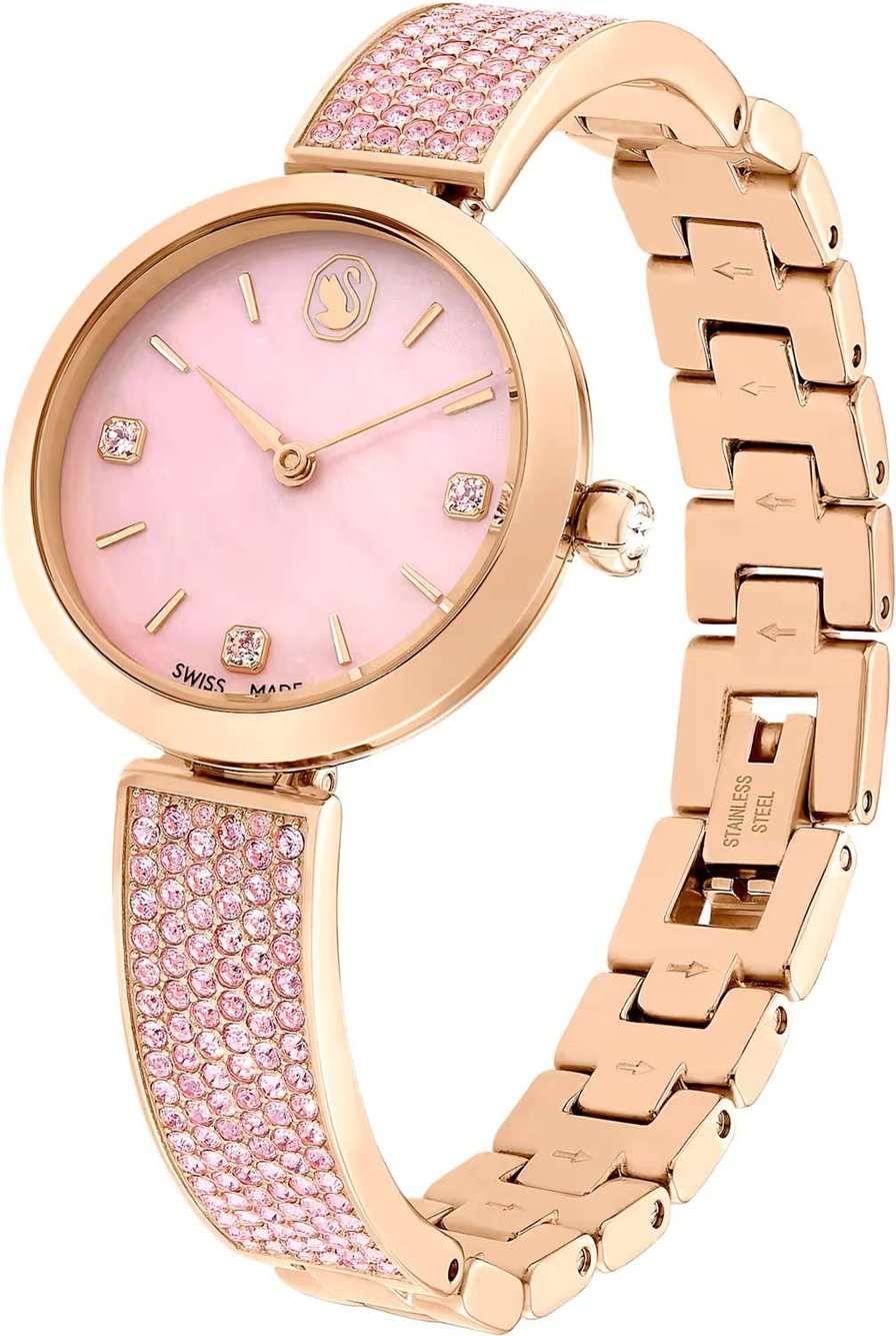 Swarovski Swarovski Illumina 5678756,  швейцария женские часы на браслете нержавеющая сталь с pvd-покрытием боковой вид