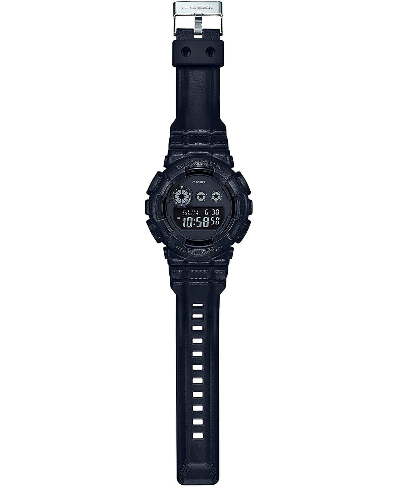 Casio Casio G-Shock GD-120BT-1 электронные мужские часы часы крупный план черный циферблата