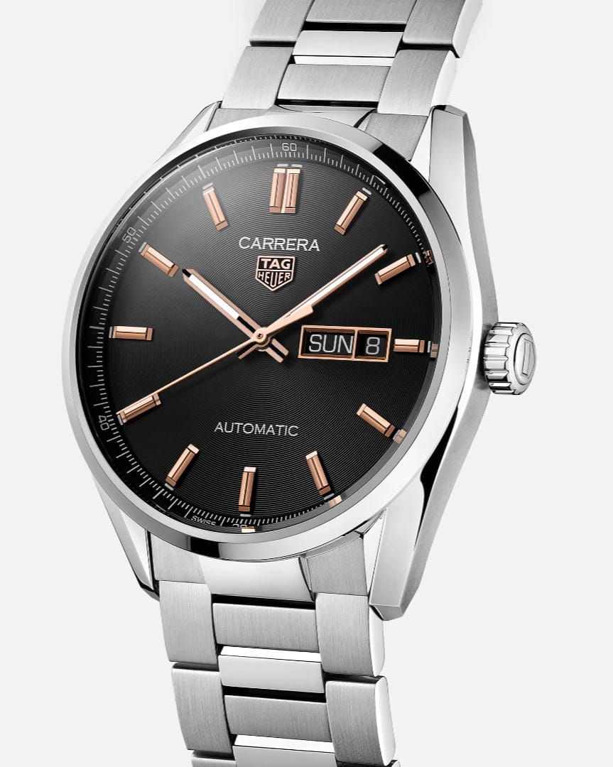 TAG Heuer TAG Heuer Carrera WBN2013.BA0640 мужские часы черный циферблат на запястье
