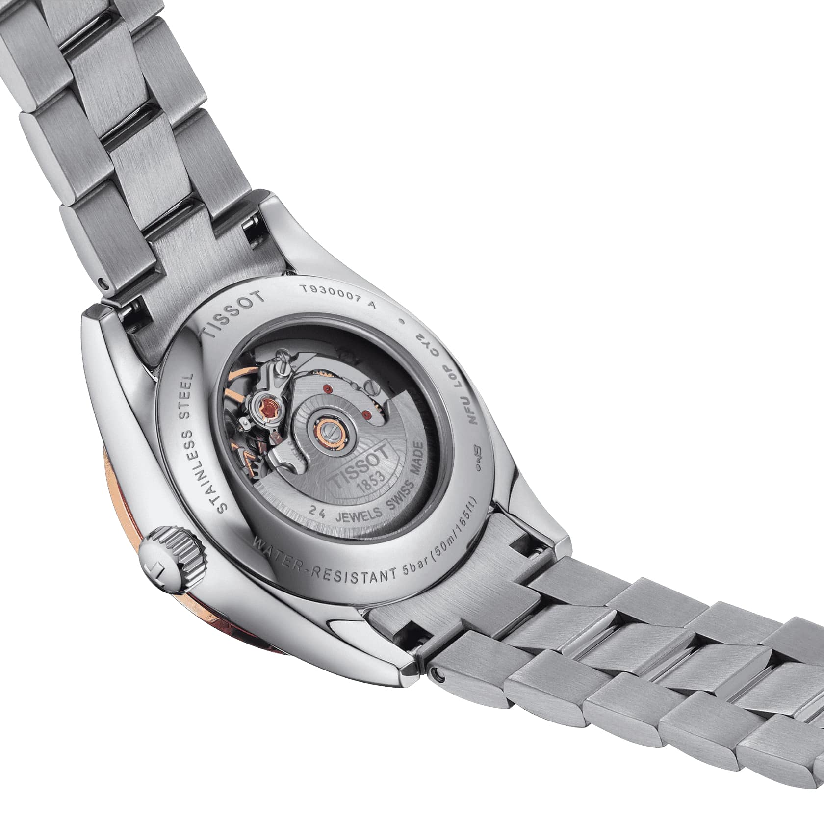 Оригинальные часы Tissot Tissot T-My Lady Automatic 18K Gold T930.007.41.046.00 механические калибр механизма powermatic 48.111 общий вид