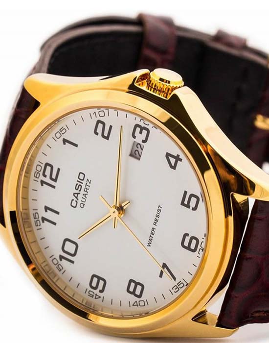 Casio Casio MTP-1188PQ-7B  - задняя крышка металл латунь корпуса, япония часы