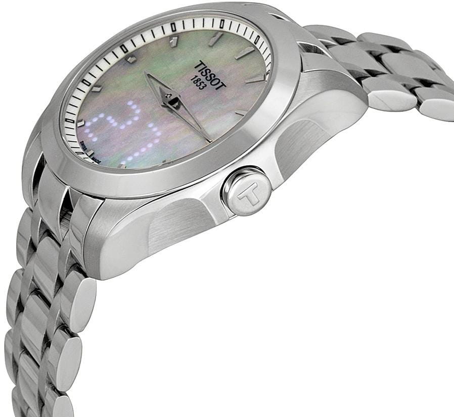 Tissot Tissot Couturier T035.246.11.111.00, t-classic швейцария женские часы на браслете нержавеющая сталь боковой вид