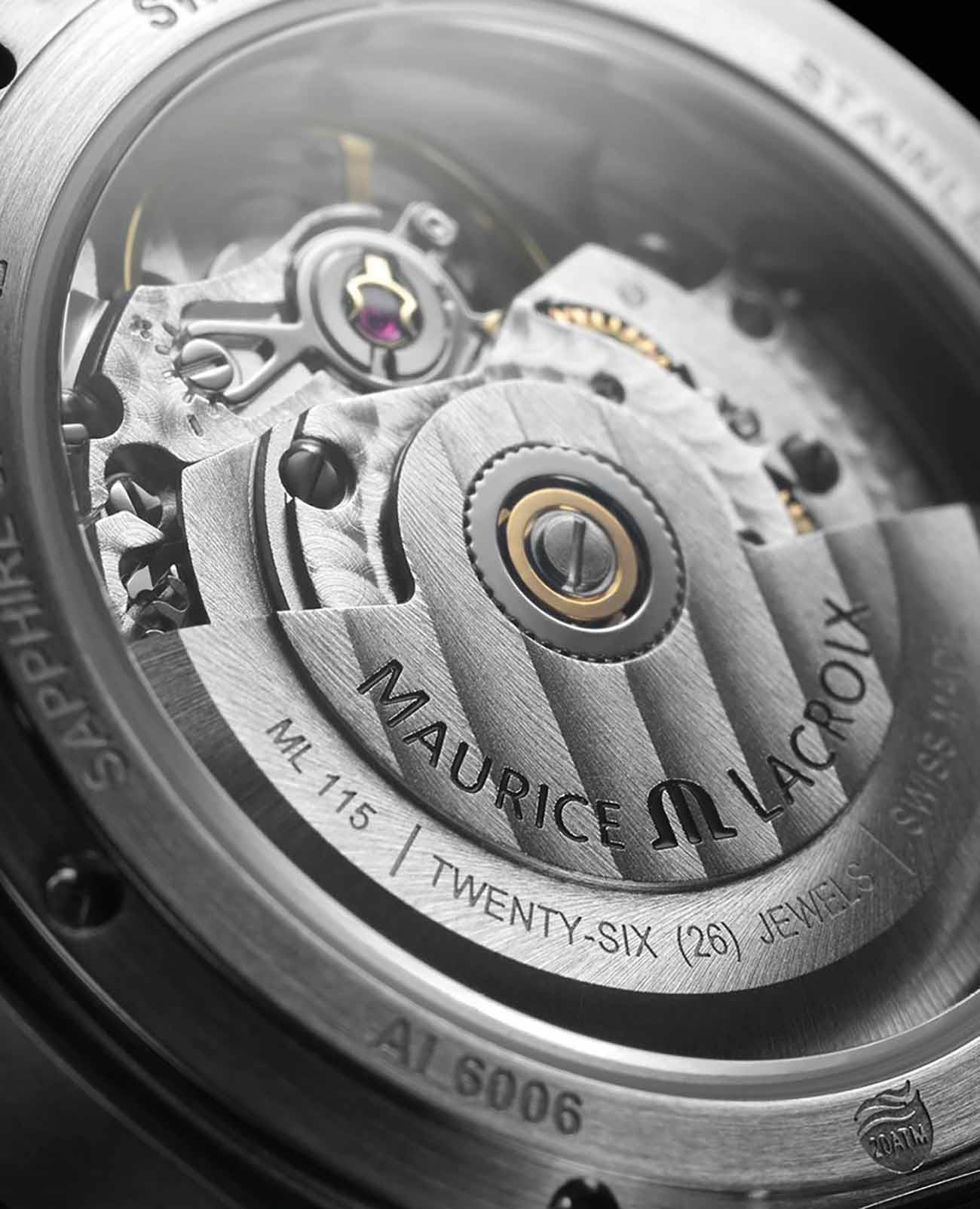 Оригинальные часы Maurice Lacroix Maurice Lacroix Aikon Automatic AI6006-SS002-370-1 механические калибр механизма ml115 общий вид