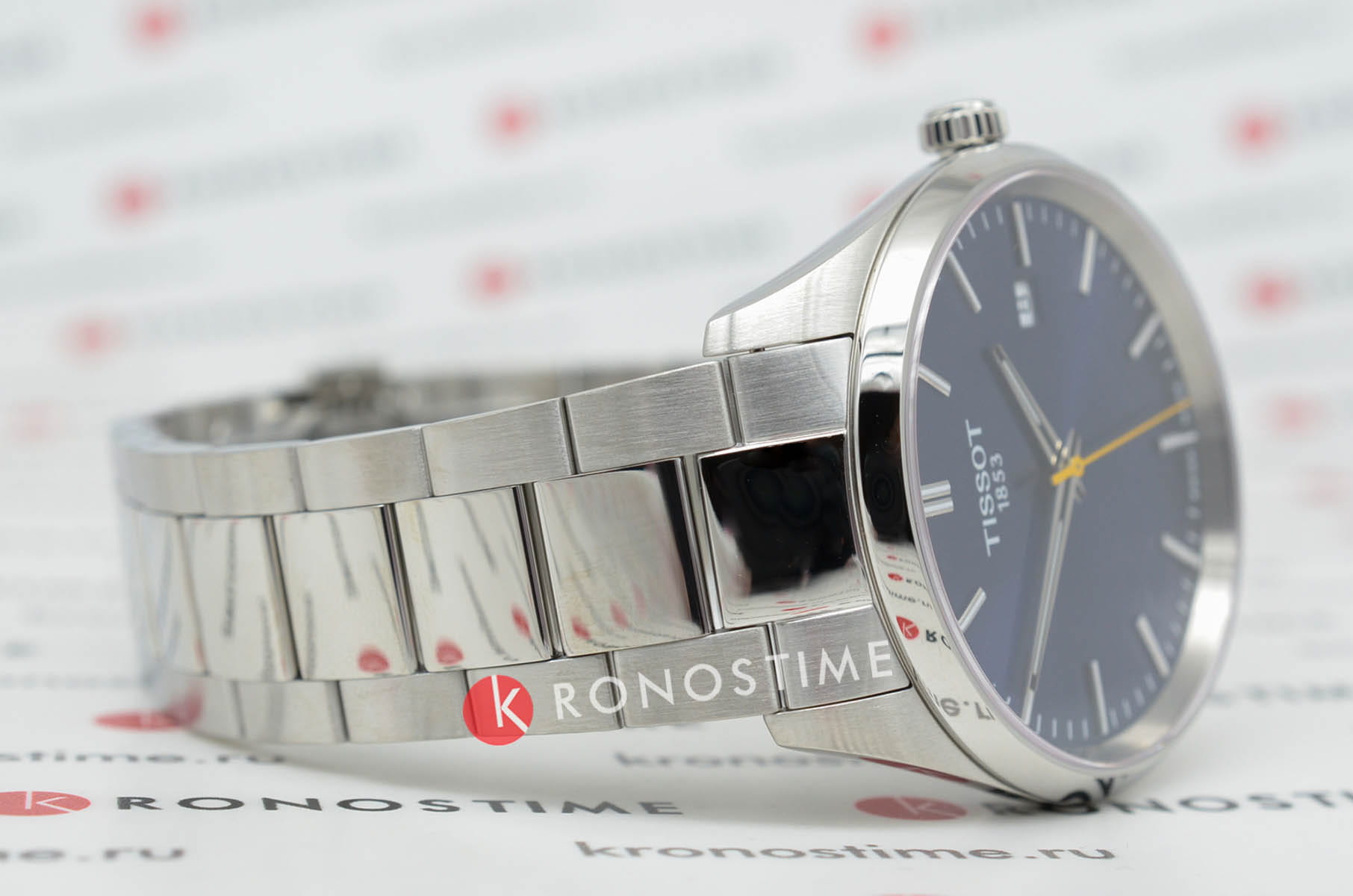 Tissot Tissot PR 100 Jungfraubahn Quartz 40mm T150.410.11.041.02 мужские часы синий циферблат на запястье