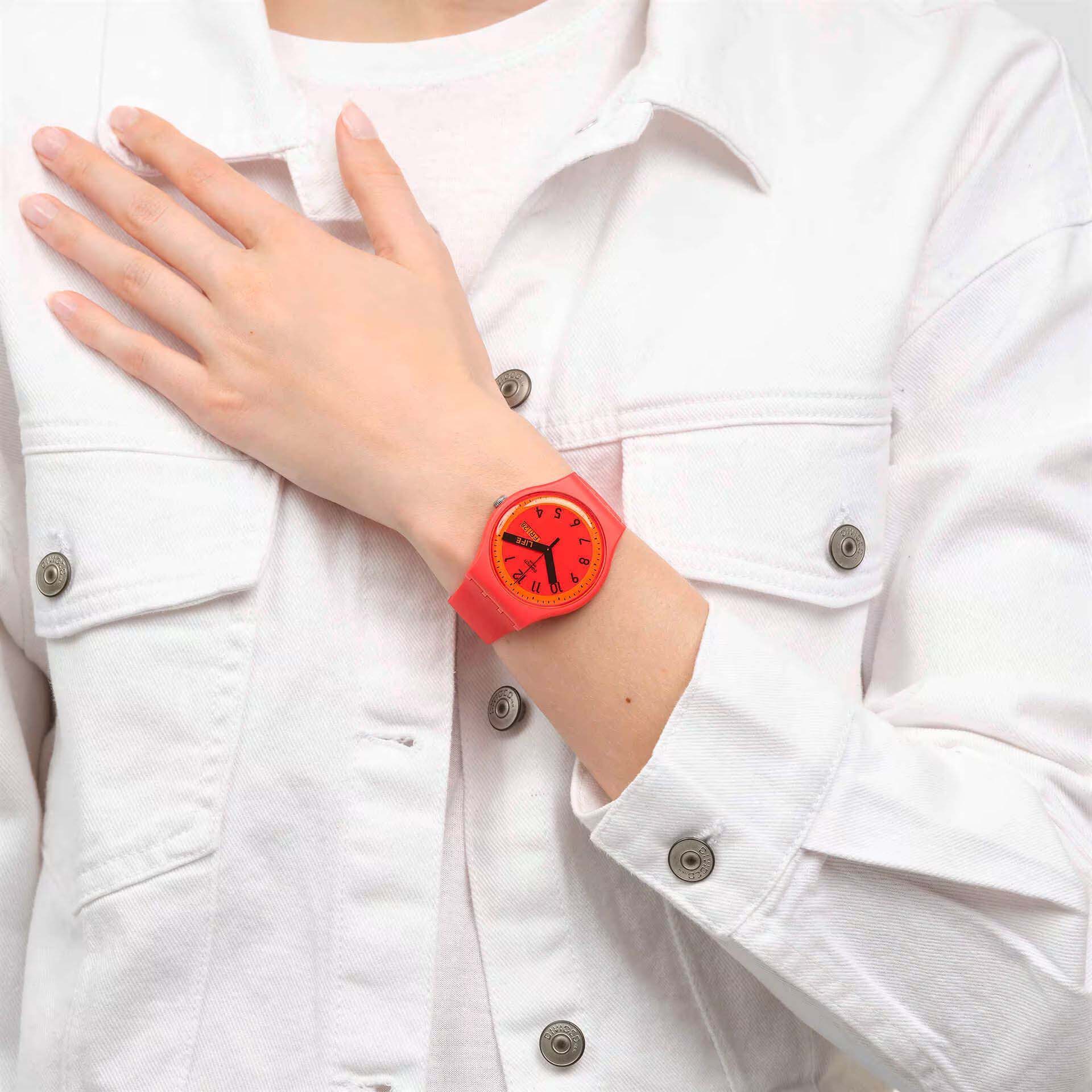 Swatch Swatch New Gent Biosourced SO29R705 мужские часы  циферблат на запястье