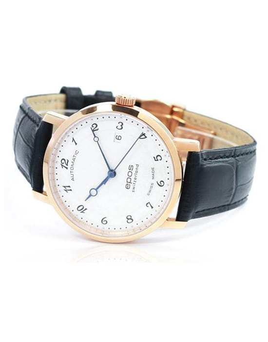 Epos Epos Originale 3387.152.24.48.15,  швейцария мужские часы на браслете кожаный боковой вид