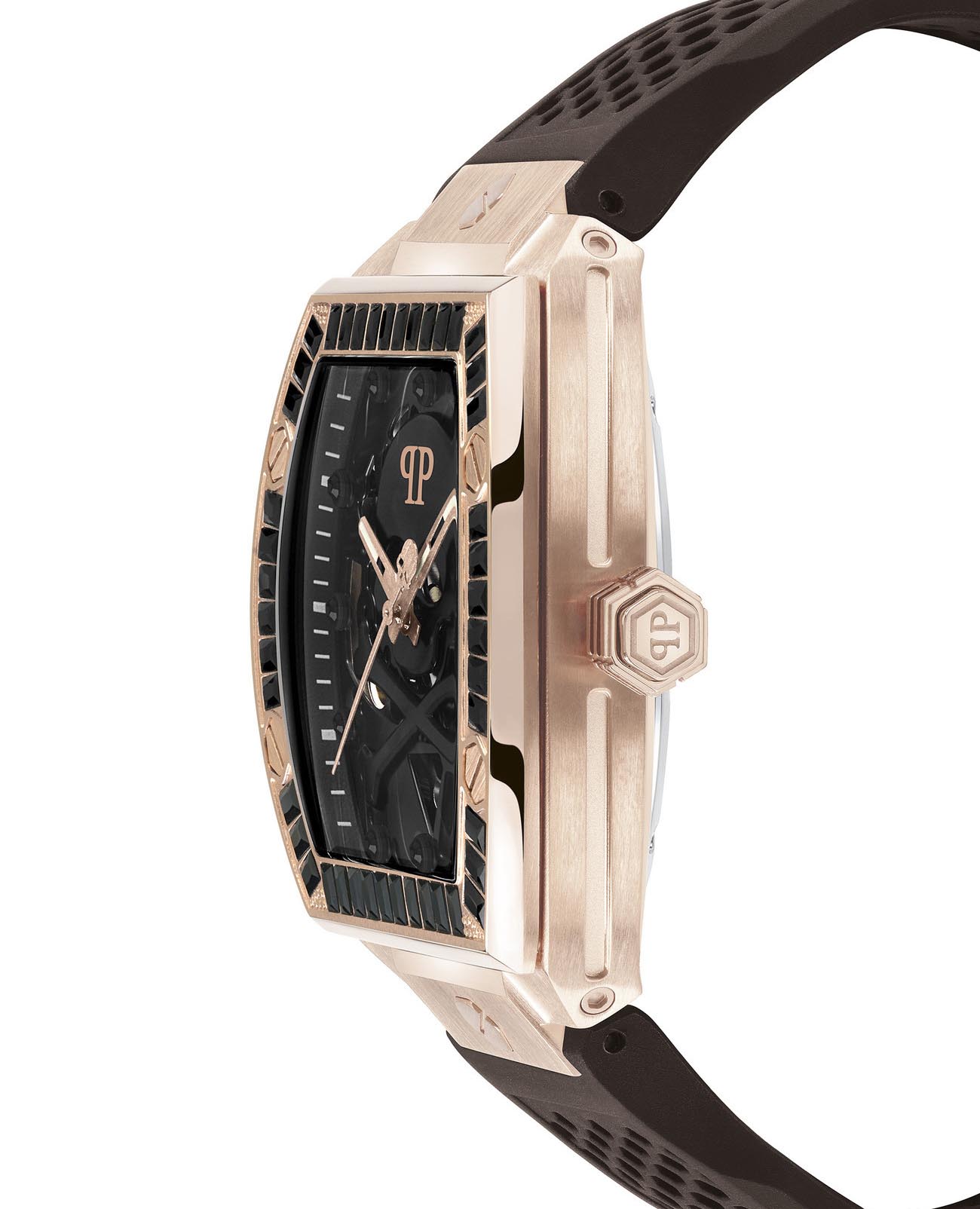 Philipp Plein Philipp Plein The Skeleton PWBAA1723, the skeleton германия мужские часы на браслете силикон боковой вид