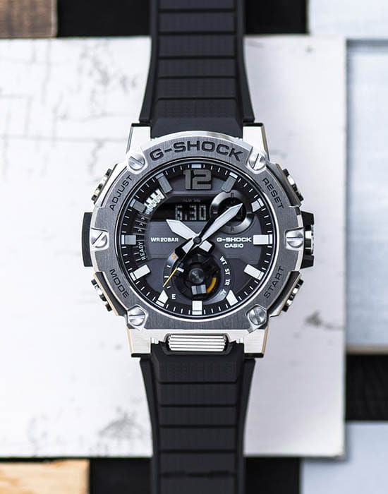 Casio Casio G-Shock GST-B300S-1A GST G-Steel - задняя крышка сталь карбон корпуса, япония часы