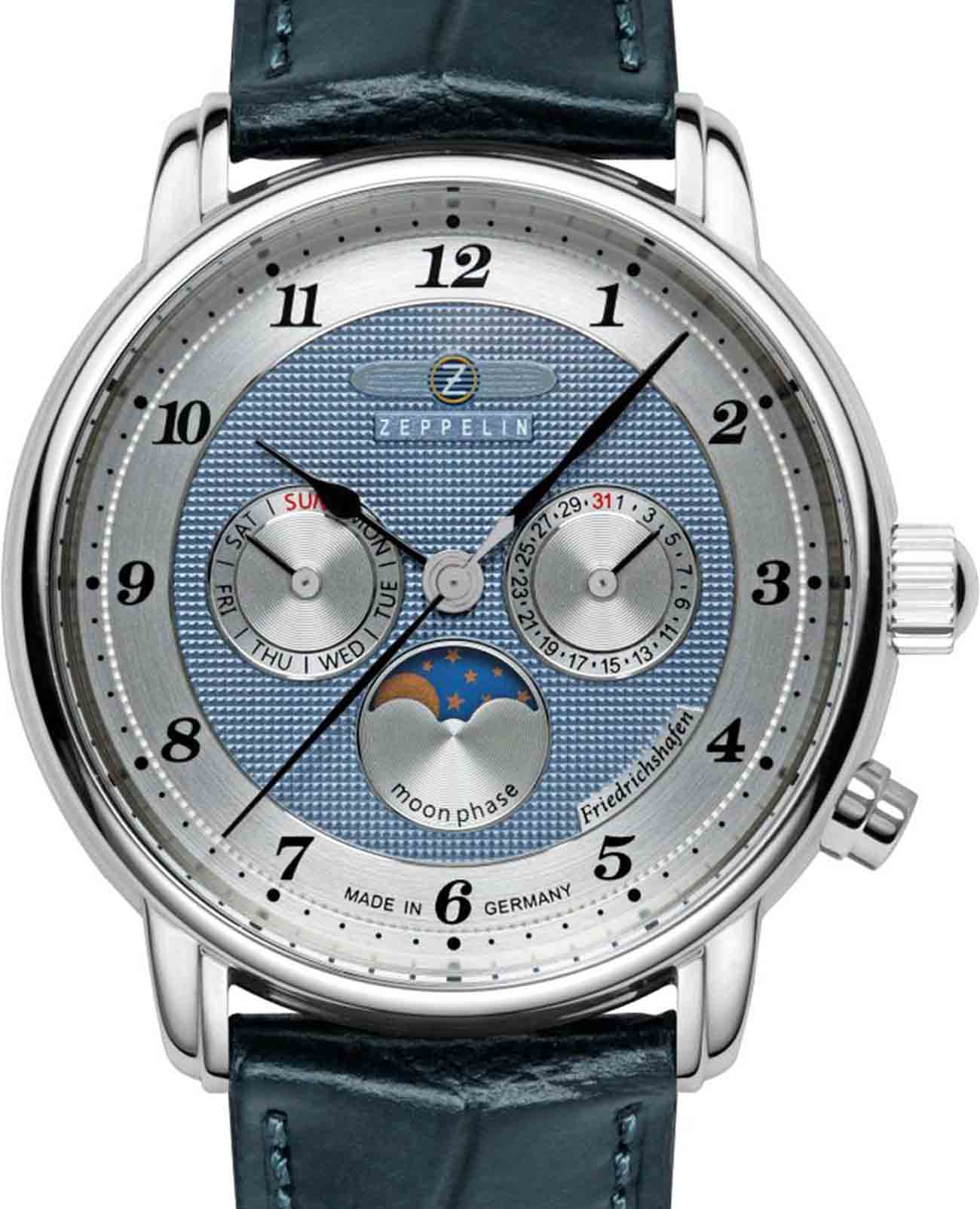 Zeppelin Zeppelin Friedrichshafen ZEP-85363 , наручные мужские часы фото под углом
