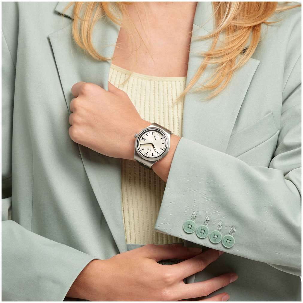 Swatch Swatch Irony Sistem51 Petite Seconde SY23S408 женские часы белый циферблат на запястье