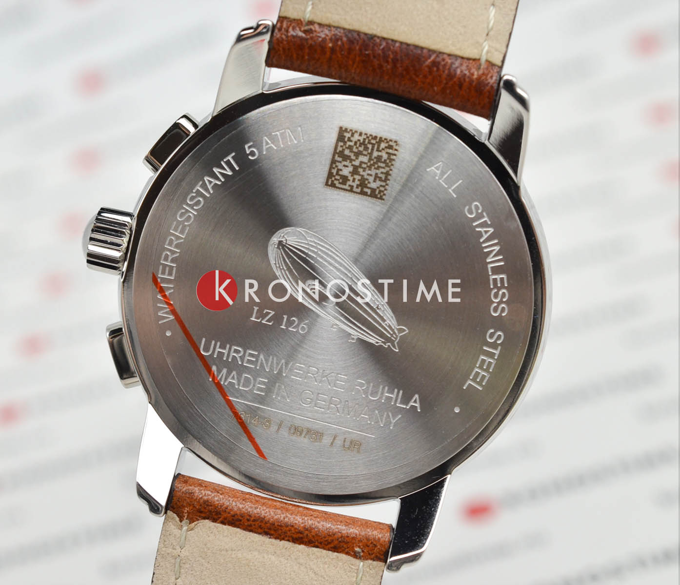 Zeppelin Zeppelin LZ126 Los Angeles 76143  - задняя крышка сталь металл корпуса, германия часы