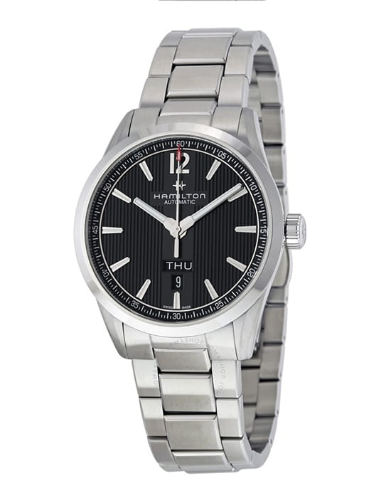Hamilton Hamilton Broadway Day Date Auto H43515135 , наручные мужские часы фото под углом