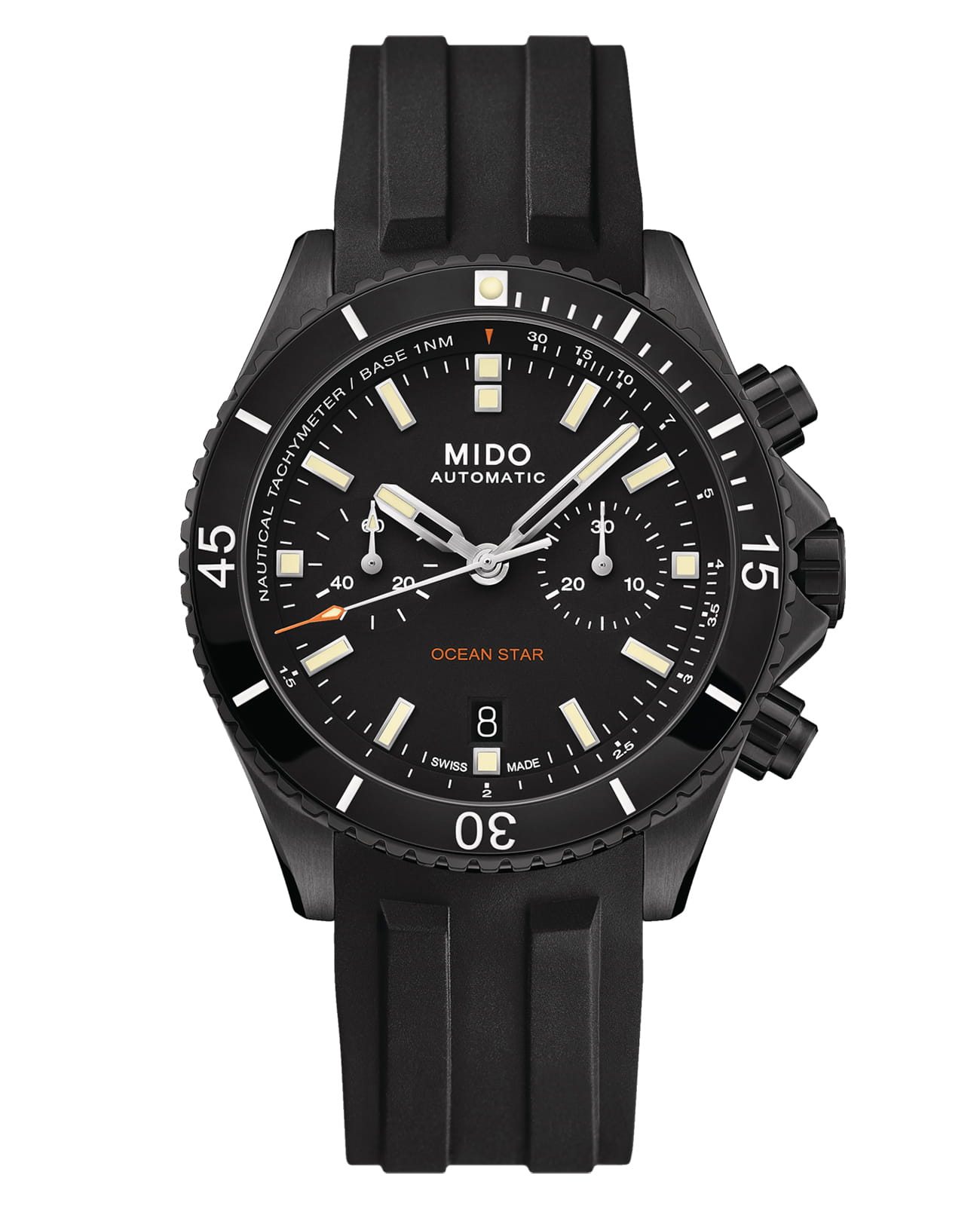 Mido Mido Ocean Star Chronograph M026.627.37.051.00 , наручные мужские часы фото под углом