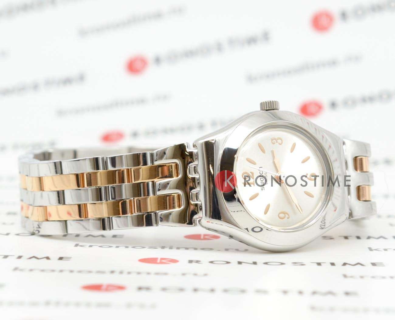 Swatch Swatch I Lady YSS308G женские часы серебристый циферблат на запястье