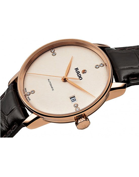 Rado Rado Coupole Classic Automatic Diamonds R22861765 Classic, наручные мужские часы фото под углом