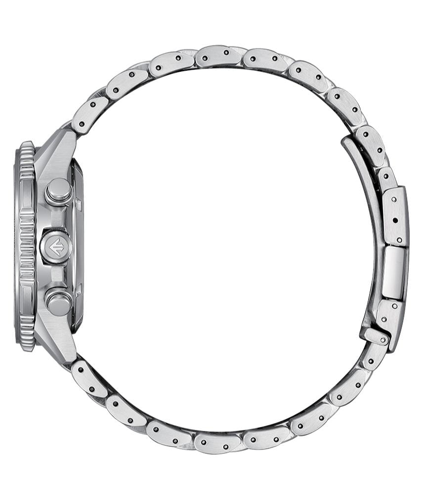 Citizen Citizen Promaster CA4660-61A кварцевые мужские часы часы крупный план серебристый циферблата