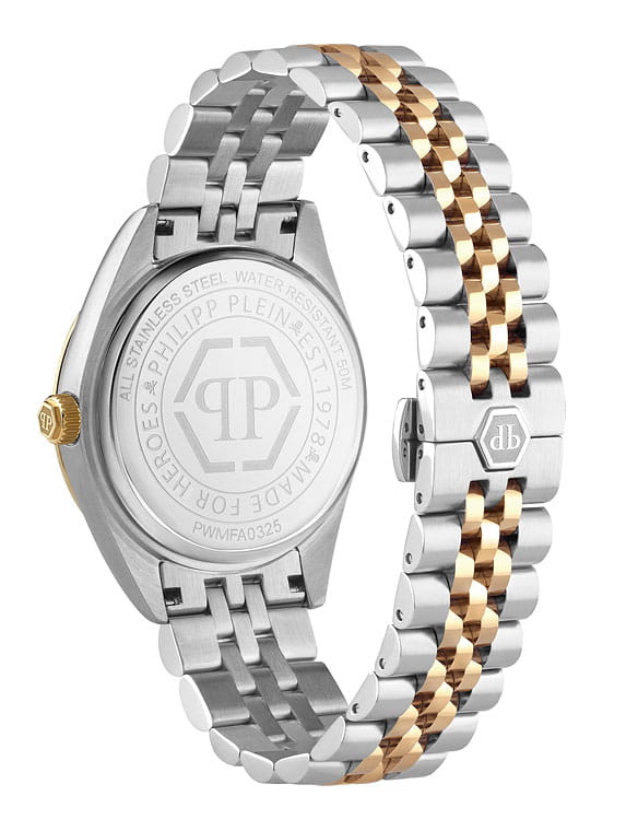 Philipp Plein Philipp Plein Date Superlative Gent PWMFA0325, the skull германия мужские часы на браслете нержавеющая сталь с pvd-покрытием боковой вид