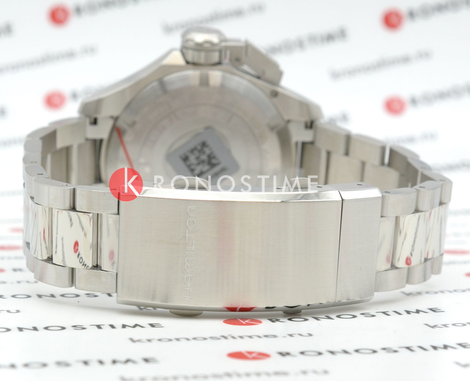 Hamilton Hamilton Khaki Navy Frogman H77605135 механические мужские часы часы крупный план черный циферблата