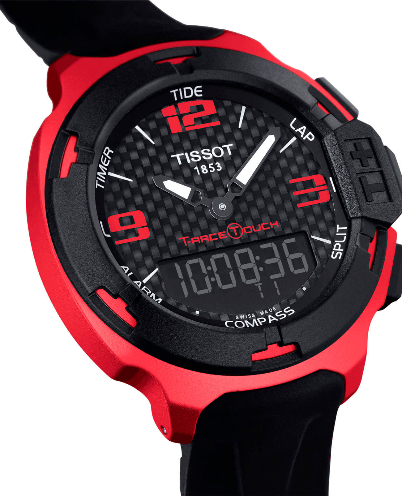 Tissot Tissot T-Race Touch Aluminium T081.420.97.207.00 T Race, наручные мужские часы фото под углом