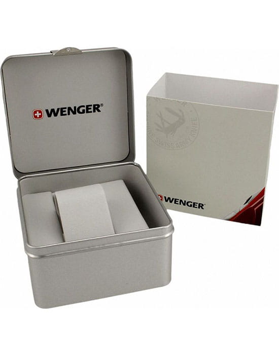 Wenger 01.0643.108 мужские часы черный циферблат на запястье