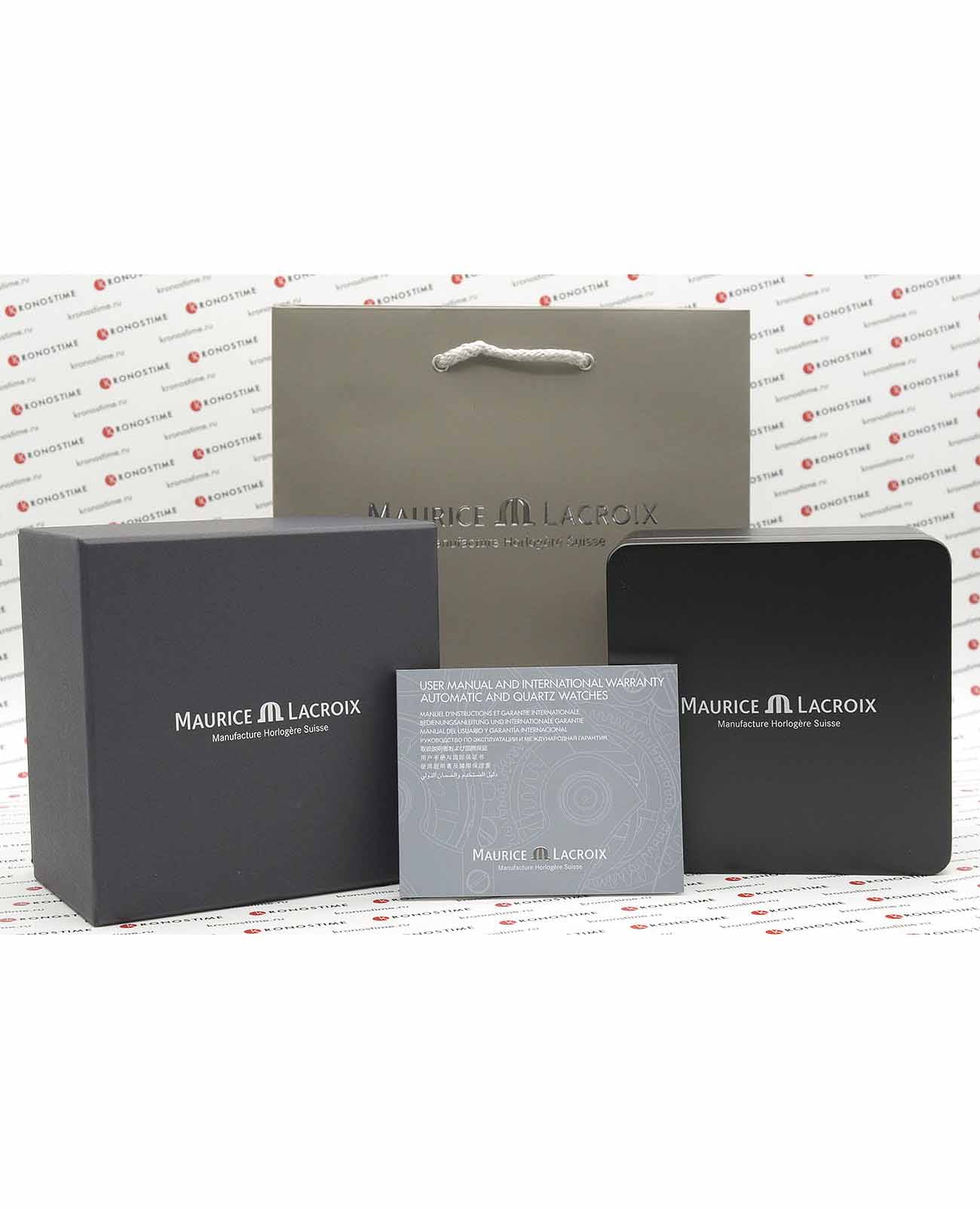 Оригинальные часы Maurice Lacroix Maurice Lacroix Aikon Automatic AI6006-PVY13-450-1 механические калибр механизма ml115 общий вид