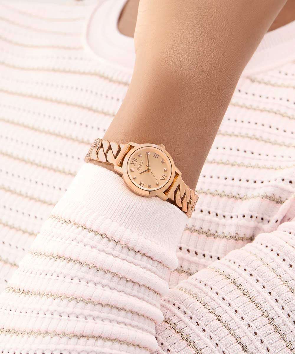 Guess Guess Bejeweled GW0867L3 , наручные женские часы фото под углом