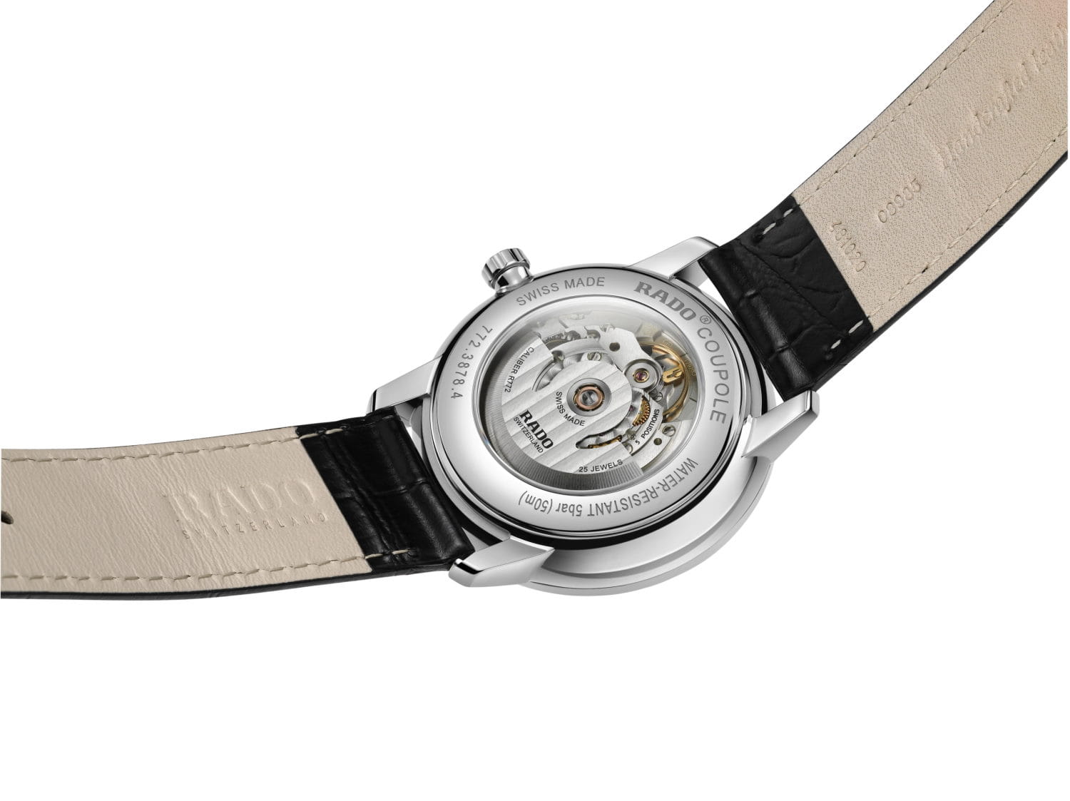 Оригинальные часы Rado Rado Coupole Classic Automatic Power Reserve R22878045 механические калибр механизма eta c07.671 общий вид