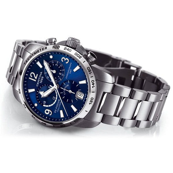 Certina Certina DS Podium Chronograph 1/10 sec C034.417.11.047.00, ds podium швейцария мужские часы на браслете нержавеющая сталь боковой вид