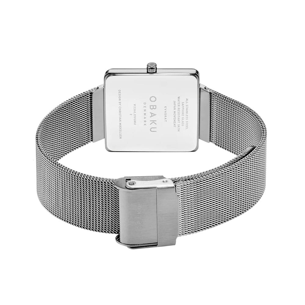 Obaku Obaku Mesh V236LXUUMU,  дания женские часы на браслете нержавеющая сталь боковой вид