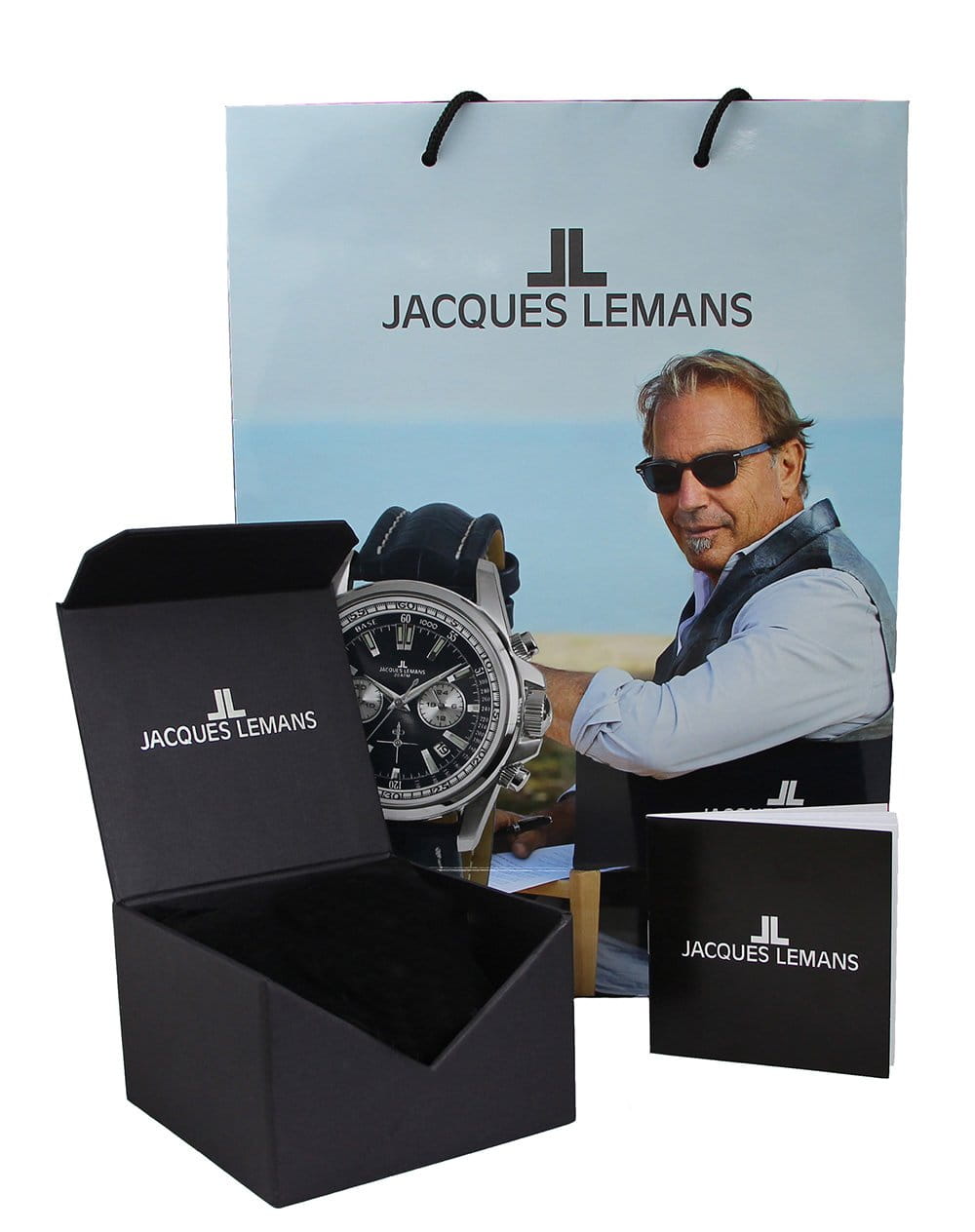 Jacques Lemans Jacques Lemans Classic 1-2131E мужские часы синий циферблат на запястье