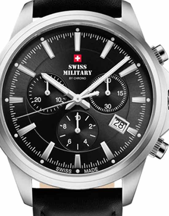 Swiss Military by Chrono Swiss Military by Chrono Sports Chronograph SM34107.10 , наручные мужские часы фото под углом