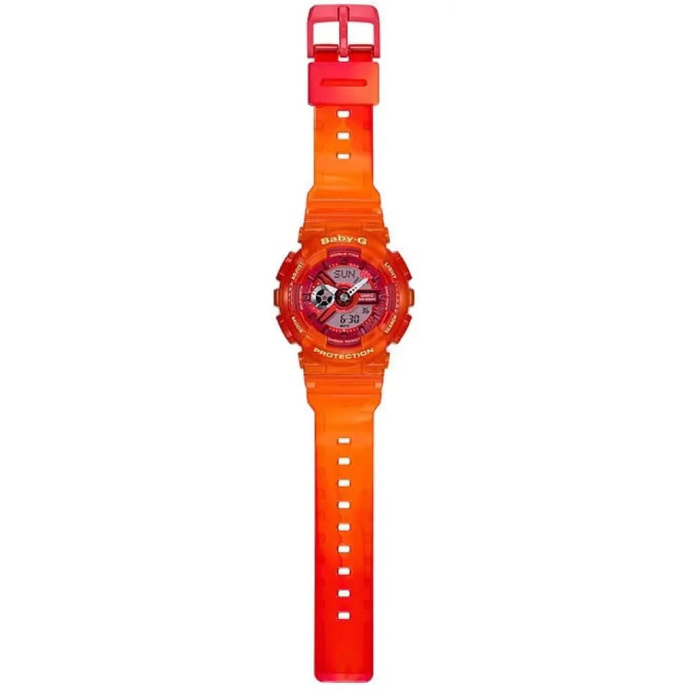 Casio Casio Baby-G BA-110JM-4A, baby-g япония женские часы на браслете пластик боковой вид