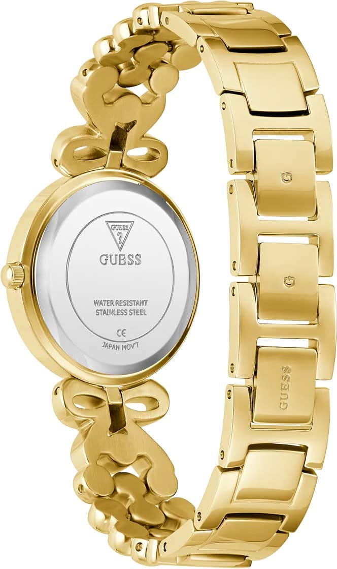 Guess Guess Bejeweled GW0838L2 кварцевые женские часы часы крупный план золотой циферблата