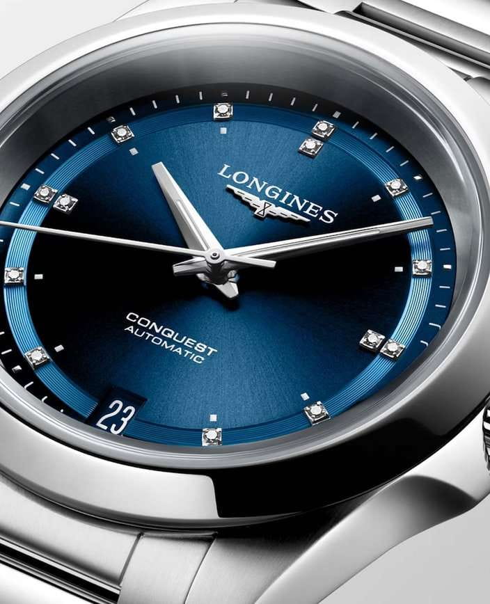 Longines Longines Conquest L3.430.4.97.6  - задняя крышка металл сталь корпуса, швейцария часы