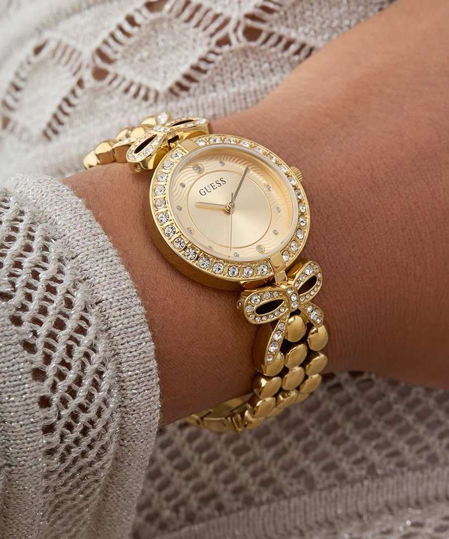 Guess Guess Bejeweled GW0838L2 , наручные женские часы фото под углом