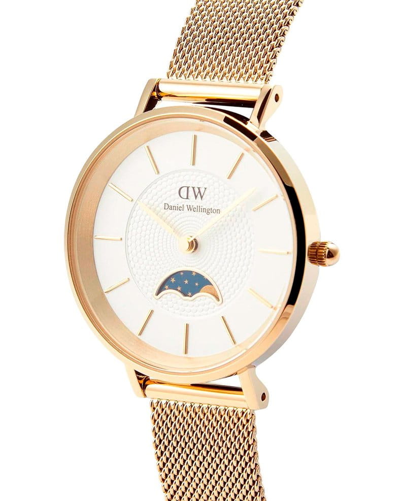 Оригинальные часы Daniel Wellington Daniel Wellington Petite Lune Melrose DW00100771 кварцевые калибр механизма  общий вид