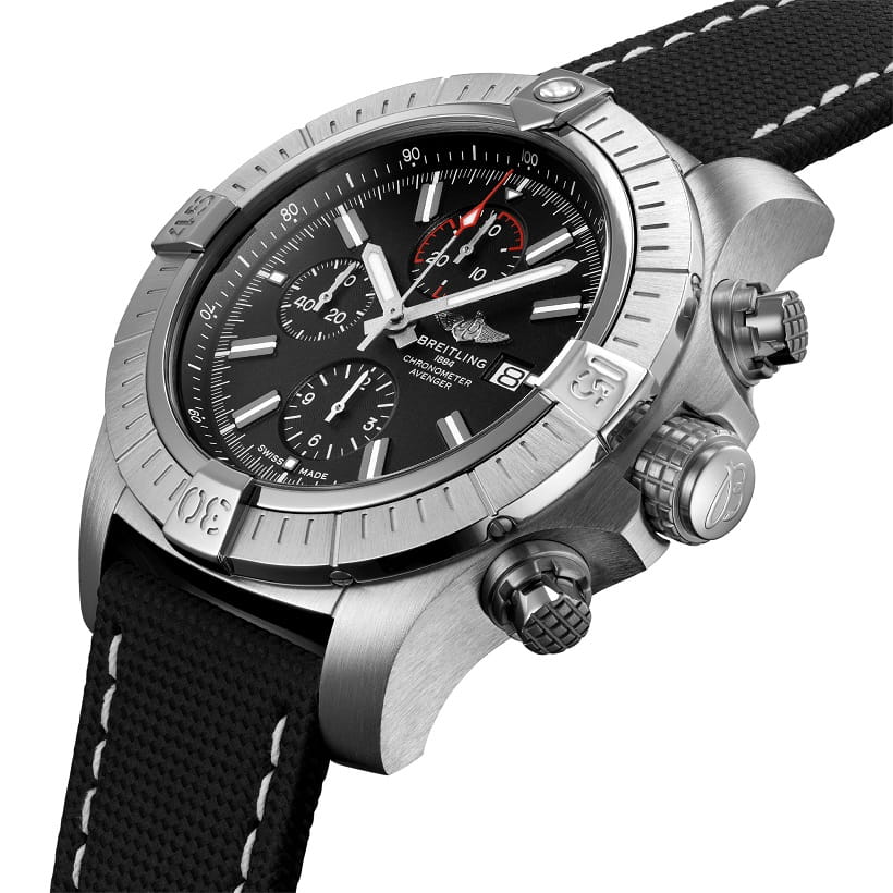 Breitling Breitling Super Avenger Chronograph 48 A13375101B1X1 , наручные мужские часы фото под углом