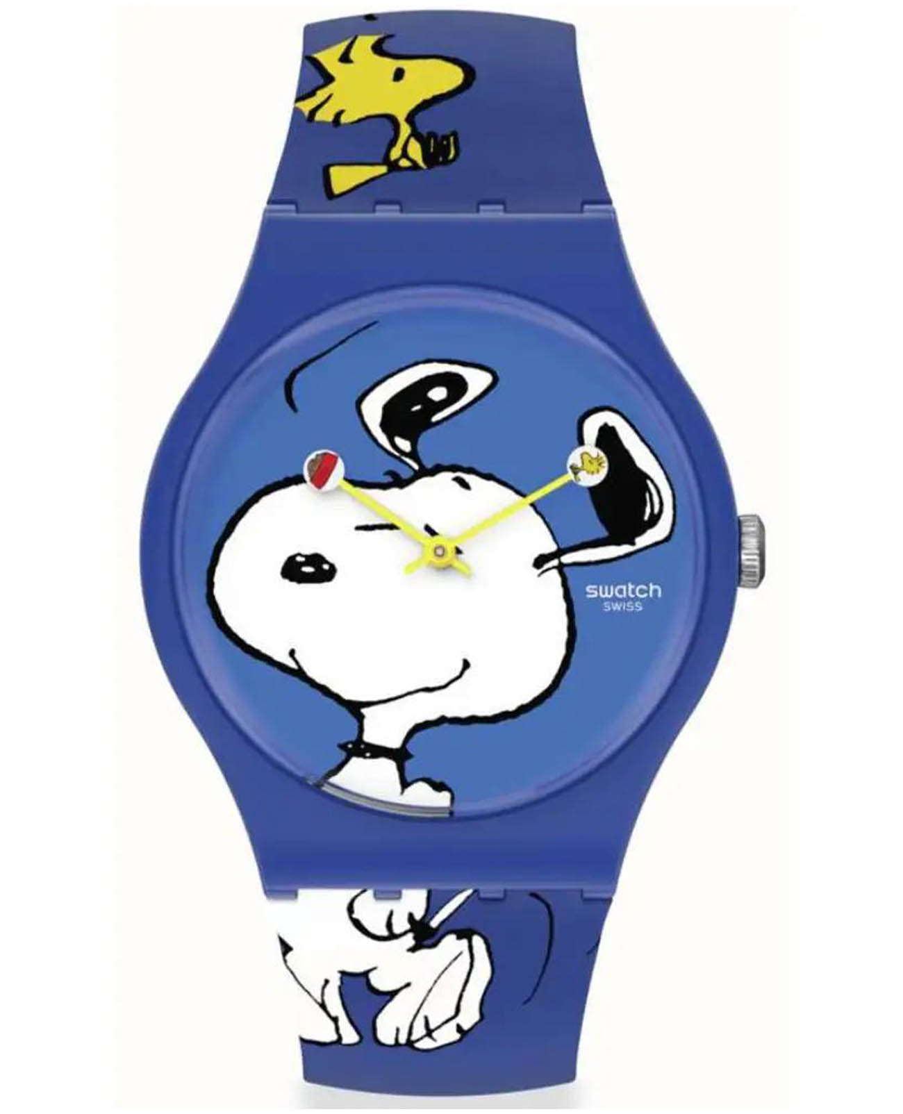 Swatch Swatch New Gent Biosourced SO29Z106  SO29Z106 кварцевые мужские часы цветной циферблат, браслет силикон — вид спереди