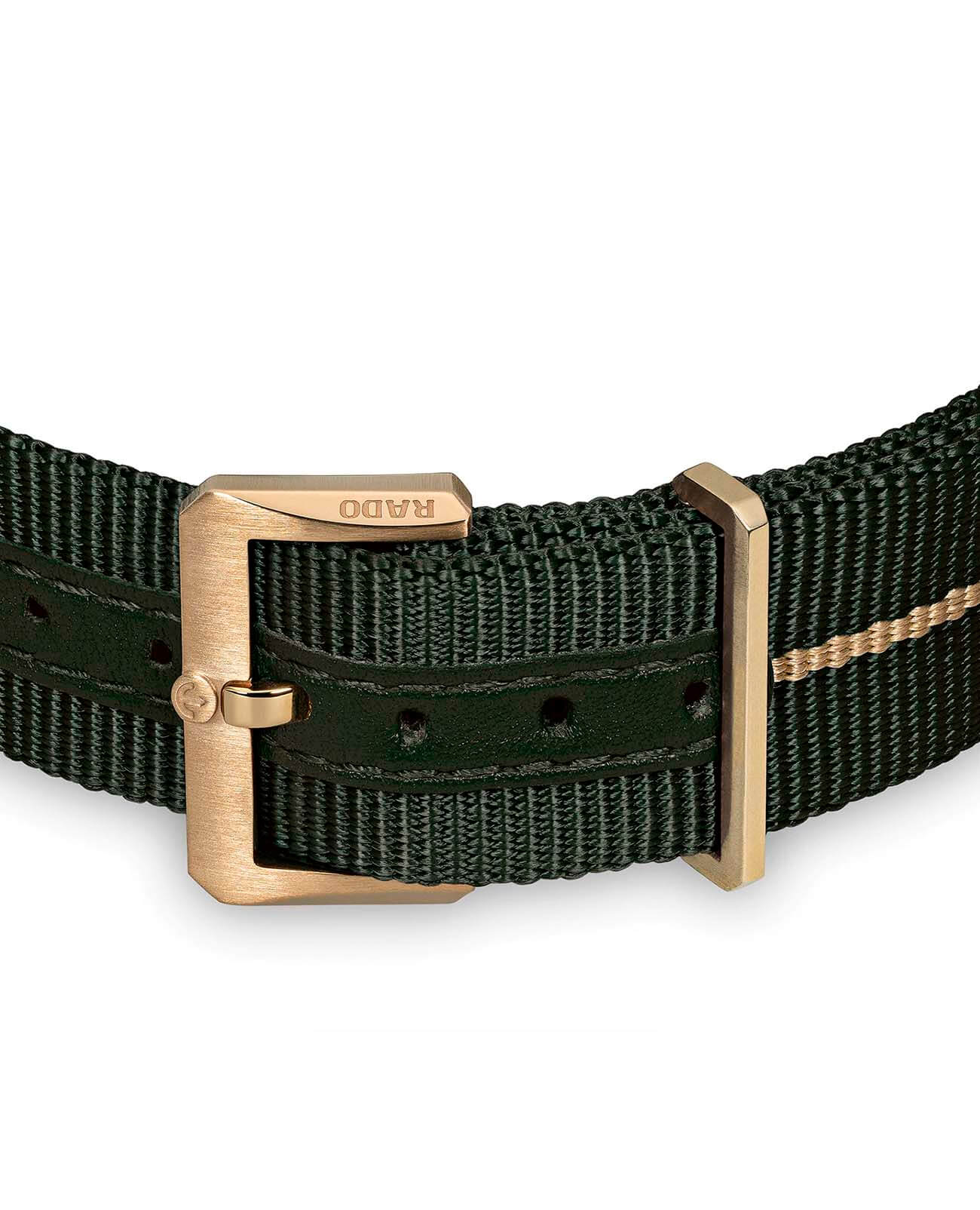 Оригинальные часы Rado Rado Captain Cook Automatic Bronze R32504317 механические калибр механизма eta c07.611 общий вид