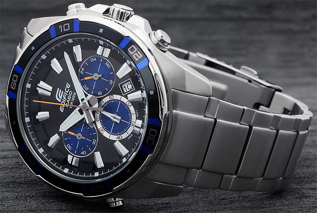 Casio Casio Edifice EFR-534D-1A2 EFR, наручные мужские часы фото под углом
