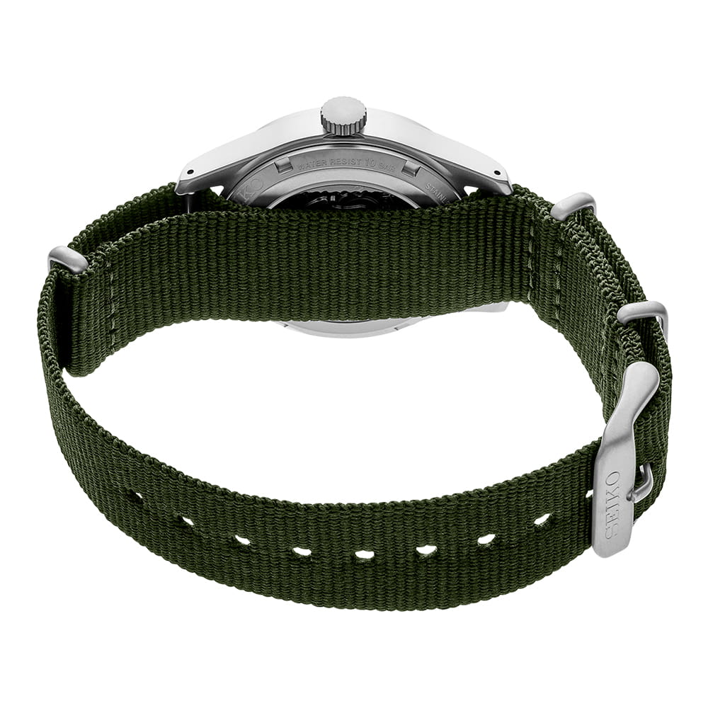 Seiko Seiko 5 Sports Field series SRPG33K1S, 5 sports япония мужские часы на браслете тканевый боковой вид