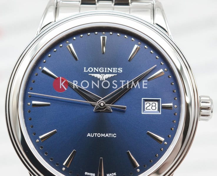 Longines Longines Flagship L4.984.4.98.6, flagship швейцария мужские часы на браслете нержавеющая сталь боковой вид
