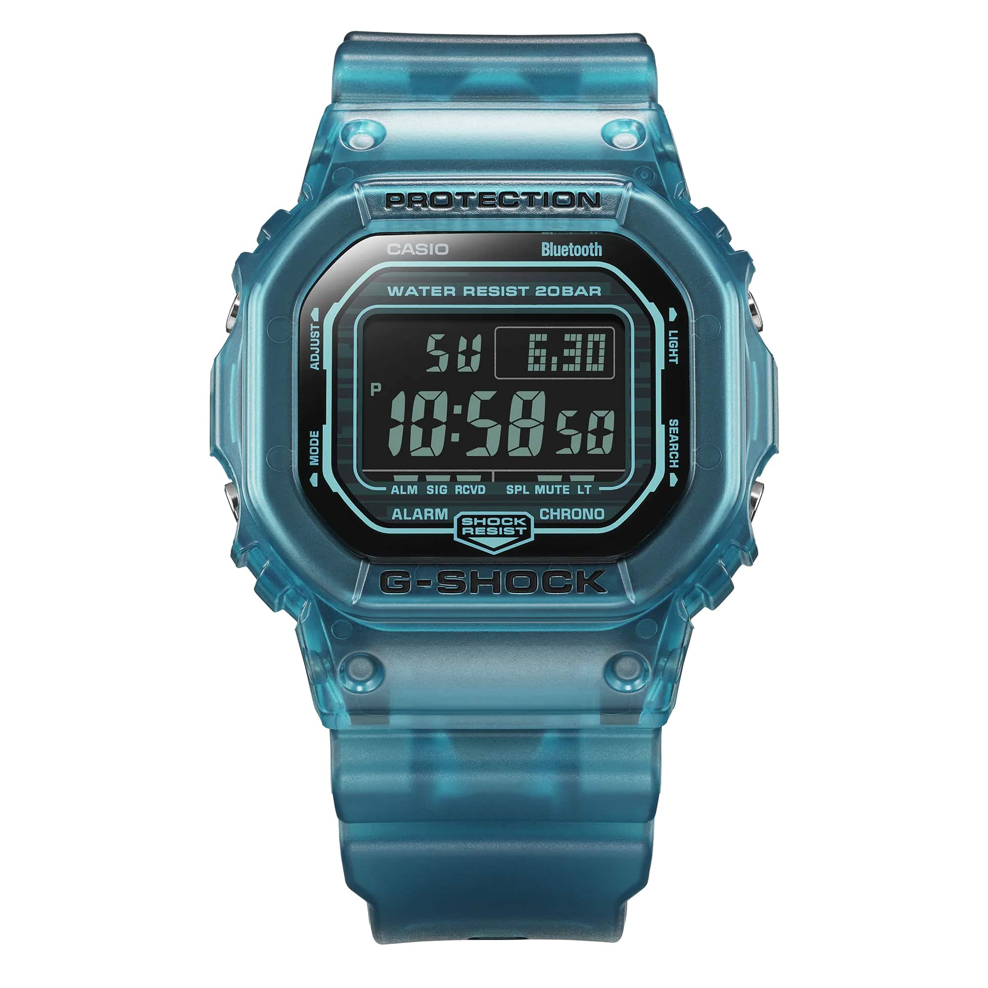 Оригинальные часы Casio Casio G-Shock DW-B5600G-2 электронные калибр механизма  общий вид