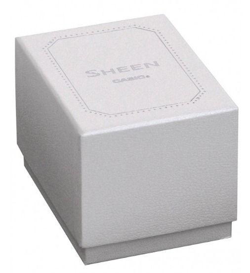 Casio Casio Sheen SHE-3034SPG-7A кварцевые женские часы часы крупный план серый циферблата